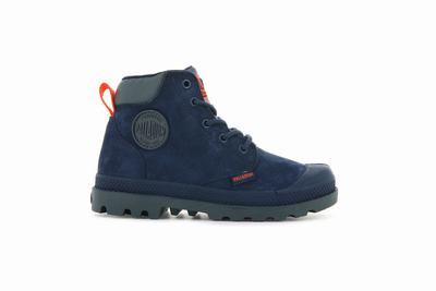 Botas Palladium PAMPA HI CUFF WP OZ Niños Indigo | Costa Rica-56498